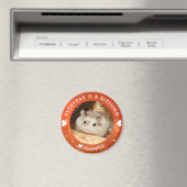 Hammyville – かわいいRobo Hamster マグネット (インサイチュ (食洗機))