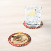 Hammyville – かわいいRobo Hamster ラウンドペーパーコースター (インサイチュ)