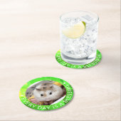 Hammyville – かわいいRobo Hamster ラウンドペーパーコースター (インサイチュ)