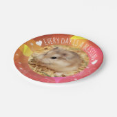 Hammyville – カワイロボハムスター賛美ズ ペーパープレート (アングル)