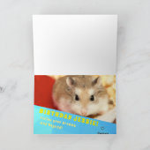 Hammyville -ハムスターの驚きのハッピーバースデーカード カード (内部)
