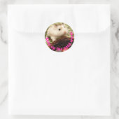 Hammyville – 可愛い保Hamster Up Good Work ラウンドシール (バッグ)