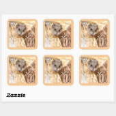 Hammyville - Hamster Thank You スクエアシール (シート)