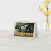 Hampden MA (Puppy rock)からの挨拶 カード (黄色い花)