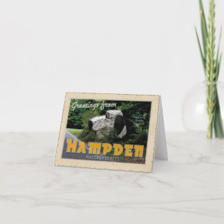 Hampden MA (Puppy rock)からの挨拶 カード