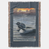 HampshireCommonの新しい水潜り鳥 スローブランケット (正面縦)