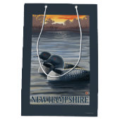 HampshireCommonの新しい水潜り鳥 ミディアムペーパーバッグ (裏面)