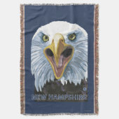 HampshireEagleの新しい終わり スローブランケット (正面縦)