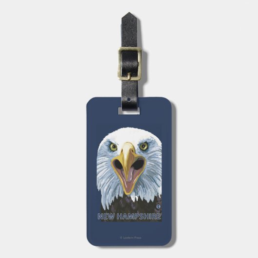 HampshireEagleの新しい終わり ラゲッジタグ (正面縦)