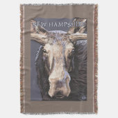 HampshireMooseの新しい終わり スローブランケット (正面縦)