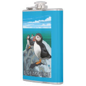 HampshirePuffins新しい場面 フラスク (左)