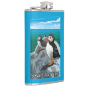 HampshirePuffins新しい場面 フラスク (右)