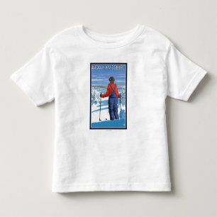 HampshireSkierの新しい敬服の念に満ちた眺め トドラーTシャツ