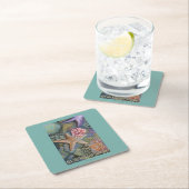 HampshireTidepool新しい場面 スクエアペーパーコースター (インサイチュ)