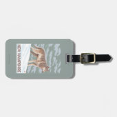 HampshireWolf新しい場面 ラゲッジタグ (正面横)