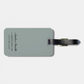 HampshireWolf新しい場面 ラゲッジタグ (裏面横)