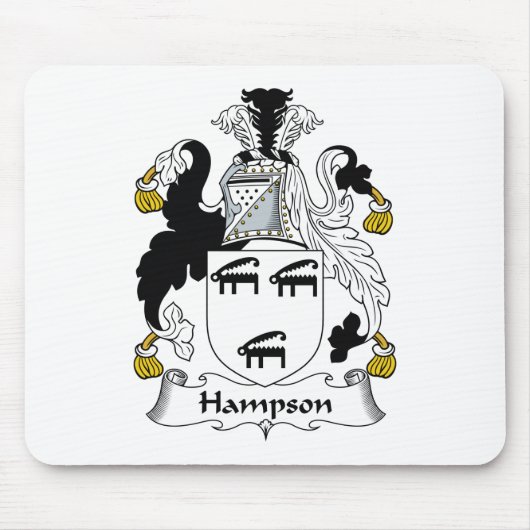 Hampsonの家紋 マウスパッド (正面)
