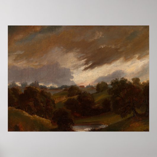 Hampstead, Stormy Sky - John巡査 ポスター (正面)