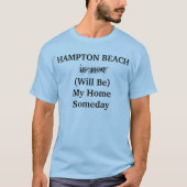 HAMPTON BEACH いつかは住みたい家 Tシャツ (正面)