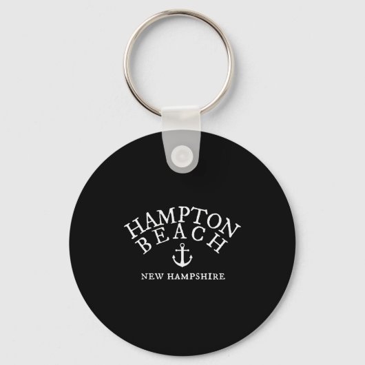 Hampton Beach Nh 、ニューハンプシャー州の海辺の街 Tシャツ キーホルダー (正面)