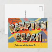Hampton Beach NH Occasion Postcard ポストカード (正面/裏面)