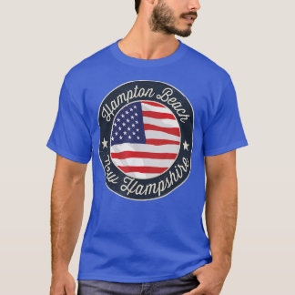 Hampton Beach - Patriotic New Hampshire Souvenir T Tシャツ