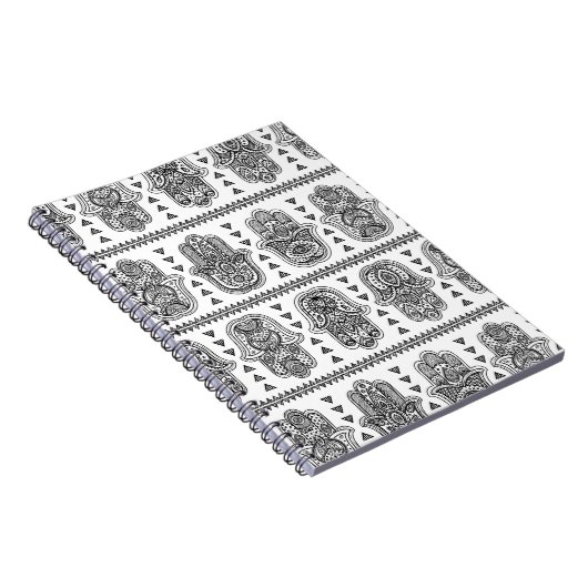 Hamsaのインドの手描きの落書き ノートブック (右側)