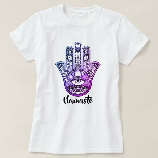 Hamsaのナマステ Tシャツ (デザイン正面)