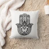 Hamsaの刺激を受けたな記号 クッション (ブランケット)