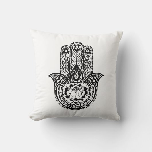 Hamsaの刺激を受けたな記号 クッション (正面)