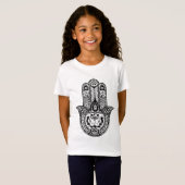 Hamsaの刺激を受けたな記号 Tシャツ (正面フル)