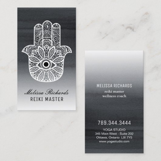 Hamsaの名刺 名刺 (正面/裏面)