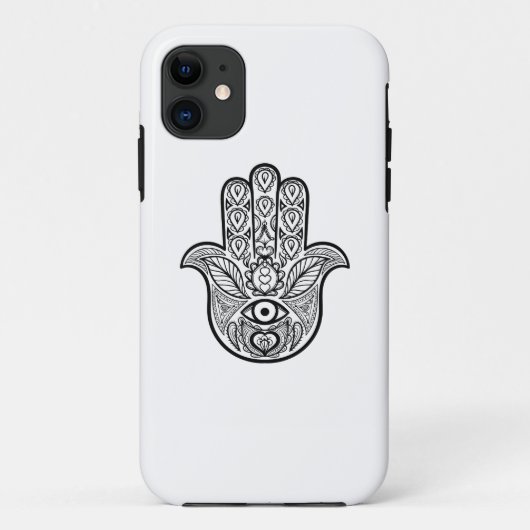 Hamsa刺激を受けたな手 Case-Mate iPhoneケース (裏面)