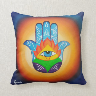 Hamsa手のファインアート クッション