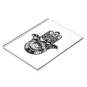 Hamsa手Zendoodle ノートブック (左側)