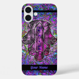 Hamsa Fusion (パーソナライズされた) iPhone 16 Plusケース