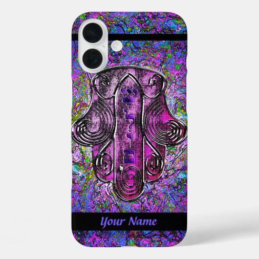 Hamsa Fusion (パーソナライズされた) Case-Mate iPhoneケース (裏面)