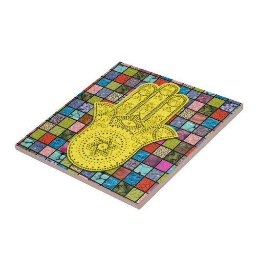 Hamsa Gimel タイル (側面)