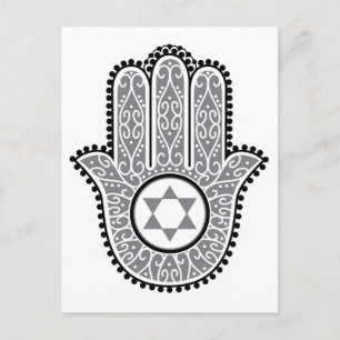 hamsa_gray.jpg ポストカード