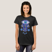 Hamsa Hand -Hand of Fatima Lapis Lazuli and Silver Tシャツ (正面フル)