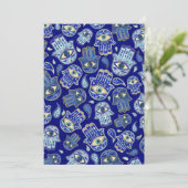 Hamsa Hand - Hand of Fatima pattern Blue Minerals シーズンカード (スタンド正面)