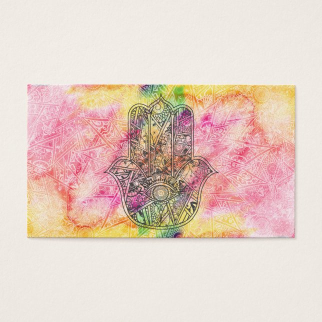 HAMSA Hand of Fatima symbol amulet Hennaフローラ (正面)