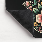 Hamsa Khamsaクール Symbol InフローラアートスタイルChris マウスパッド (コーナー)