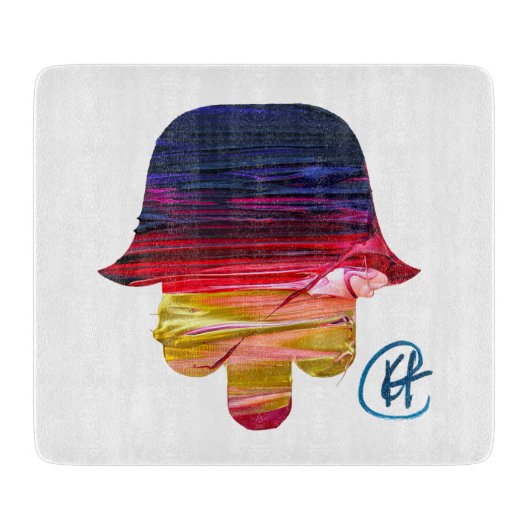 Hamsa Studio Art カッティングボード (正面)