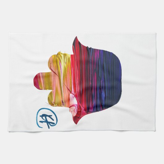 Hamsa Studio Art キッチンタオル (横)