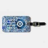 Hamsa Swirls ラゲッジタグ (正面横)