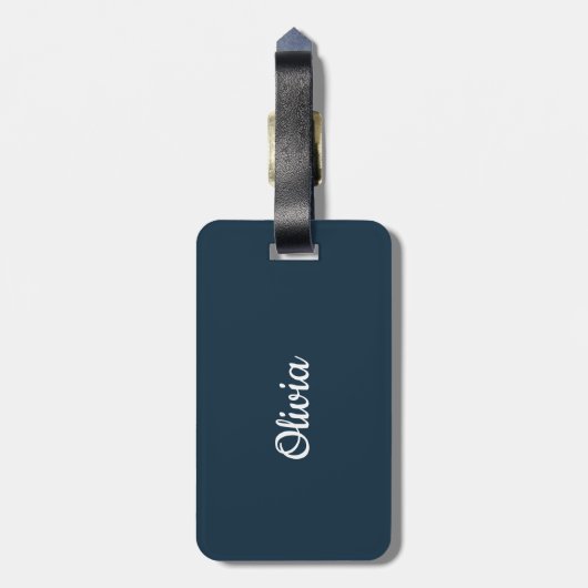 Hamsa Swirls ラゲッジタグ (裏面縦)