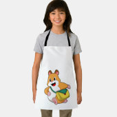 Hamsterとバッグ.PNG エプロン (インサイチュ)