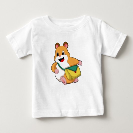 Hamsterとバッグ.PNG ベビーTシャツ (正面)