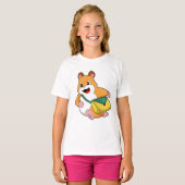 Hamsterとバッグ.PNG Tシャツ (正面フル)